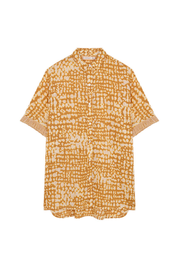 Womensecret Strandhemd 100 % Baumwolle mit Print