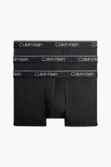 Womensecret Pack of 3 Micro Stretch low-rise boxers Crna