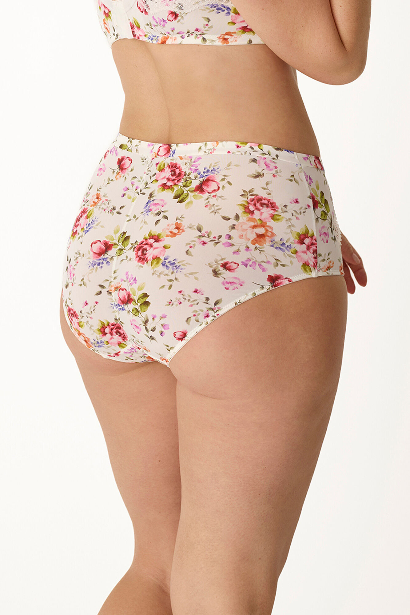 Promise Braga alta floral microfibra