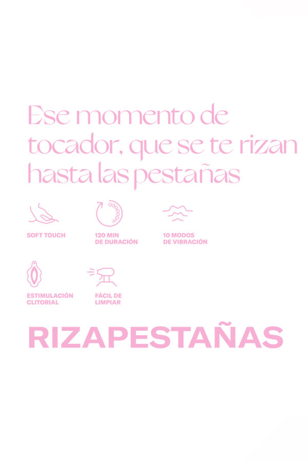 Womensecret OOOH RIZAPESTAÑAS - estimulador rózsaszín