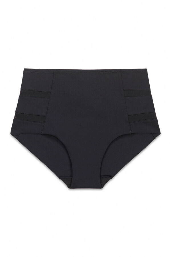 Women'secret Black high-waist shaping panty black