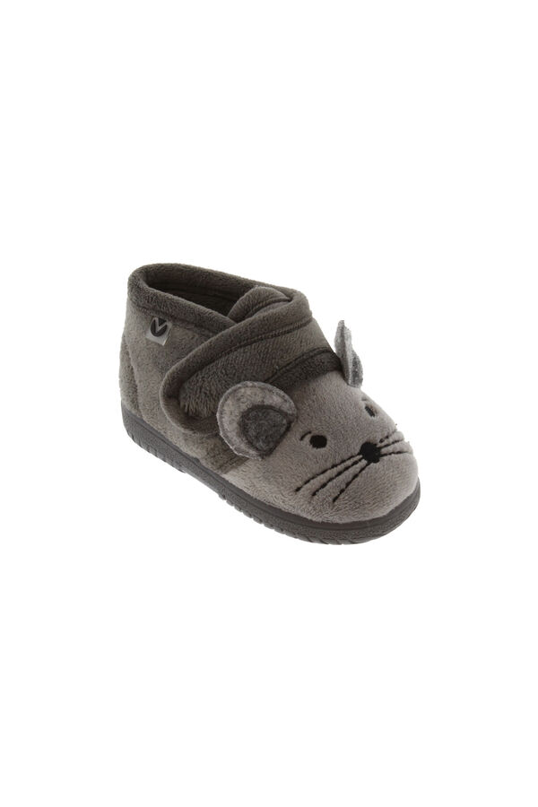 Womensecret Child's slippers with mouse detail grey