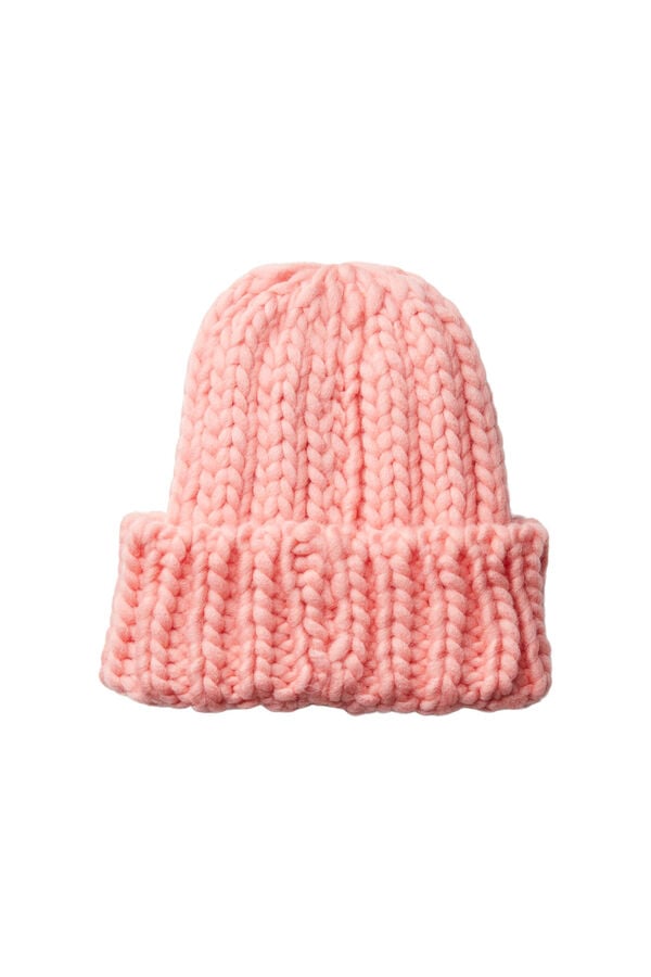 Womensecret Chunky knit hat pink