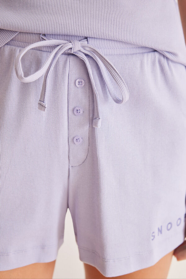 Womensecret Short Snoopy cotton pyjamas pink