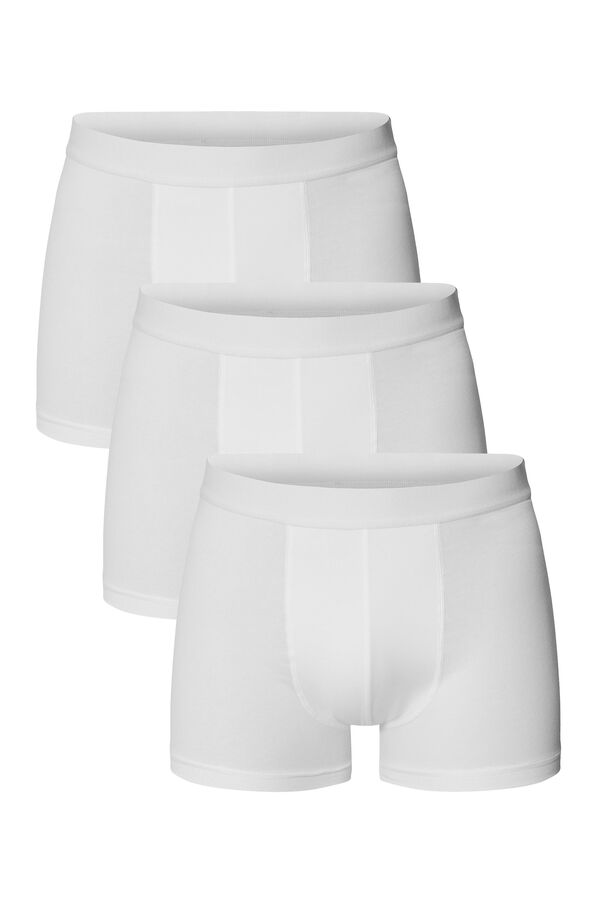 Algodón Calzoncillos Boxer Blancos Pack De Bóxers Algodón Orgánico