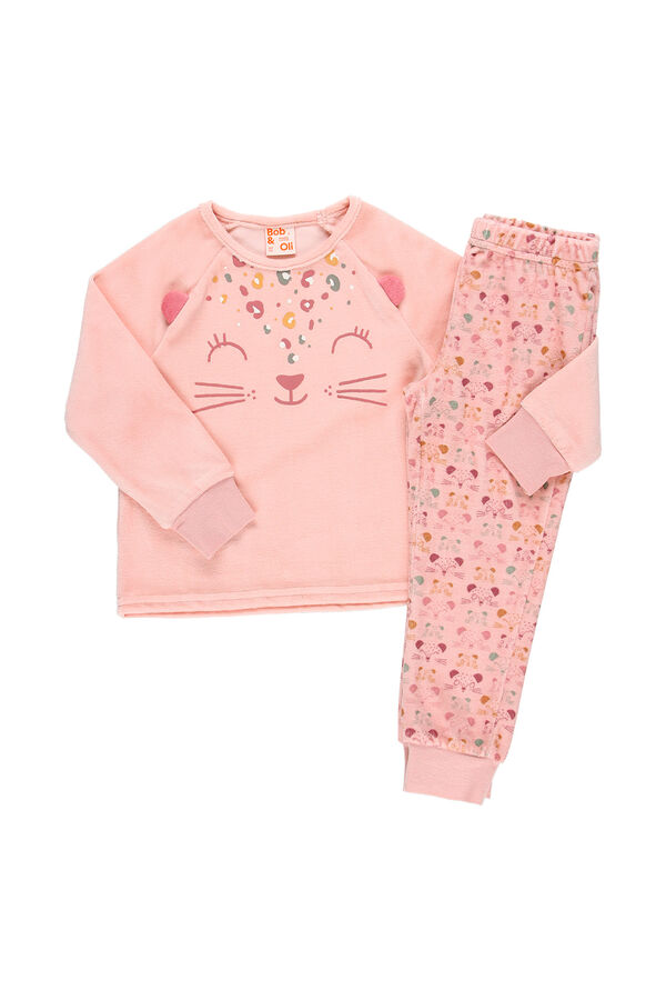 Bob&Oli Pijama terciopelo de ni&ntilde;a - org&aacute;nico rosa