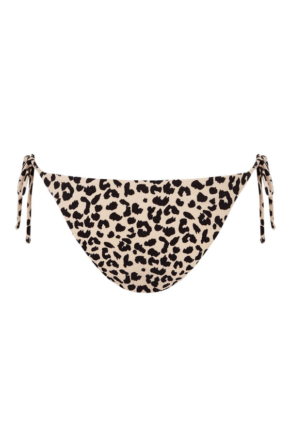 Womensecret Jaguar side-tie bikini bottoms rávasalt mintás
