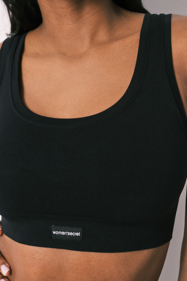 Women'secret Black seamless top COZY black