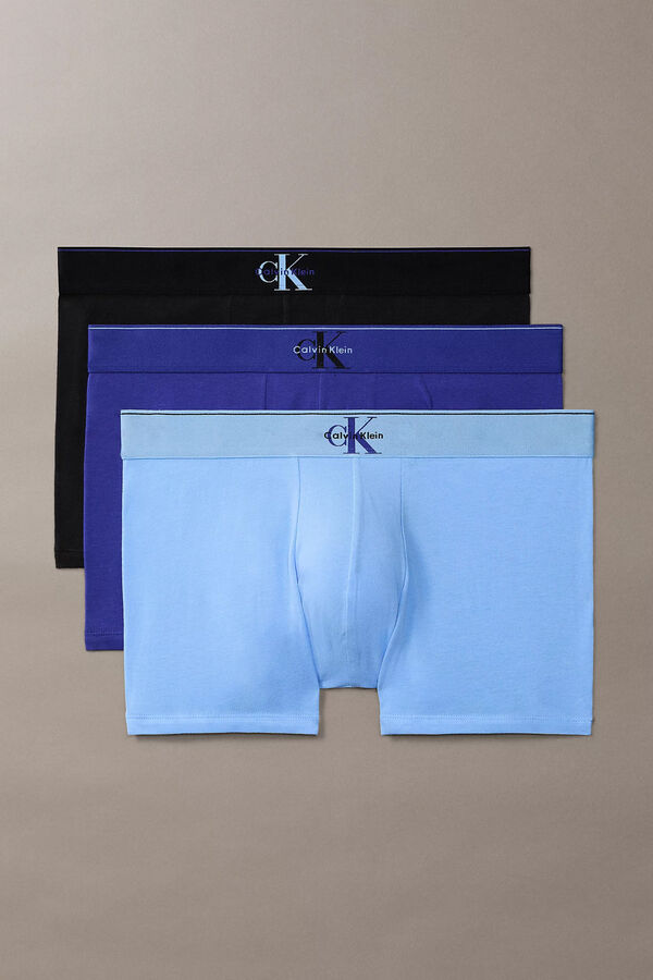 Calvin Klein 3-pack short logo boxers brown