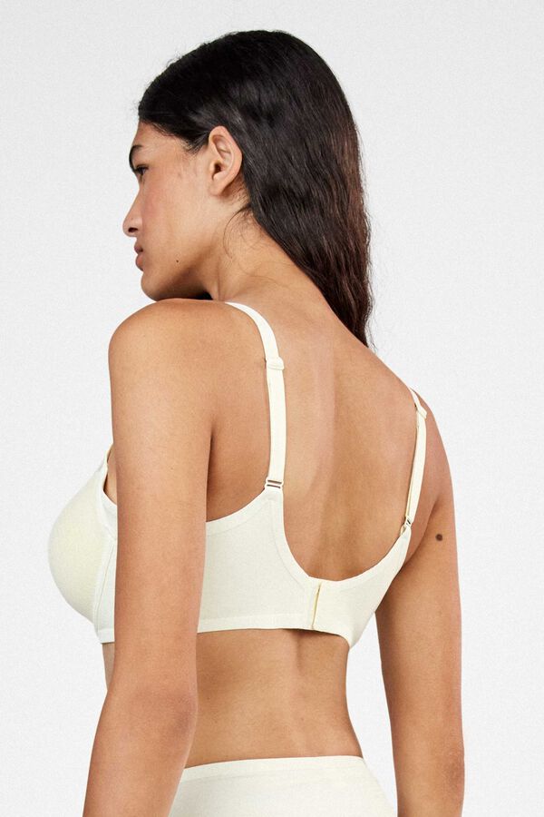Gisela Plumetis full cup bra brown
