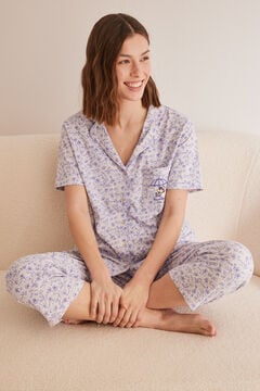 Sexy conjunto de pijama de encaje morado para mujer • Todo pijamas