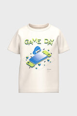 Womensecret Boys' game day T-shirt blanc