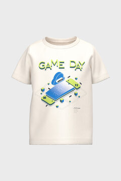 Womensecret Jungen-T-Shirt Game Day Weiß