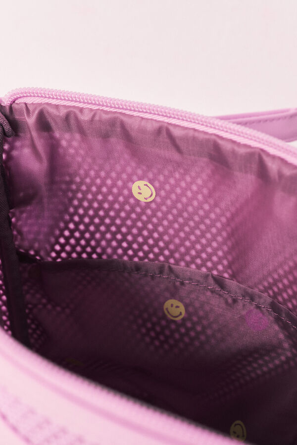 Women'secret SmileyWorld&reg; zip-up vanity case green