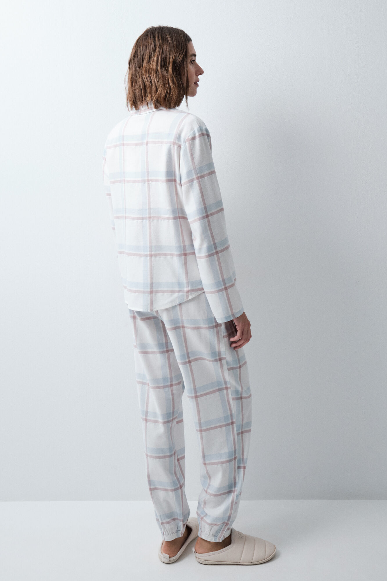 Women'secret Plaid flannel classic pyjamas