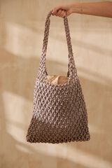 Calma House Baumwoll-Tasche 35x35 Blau