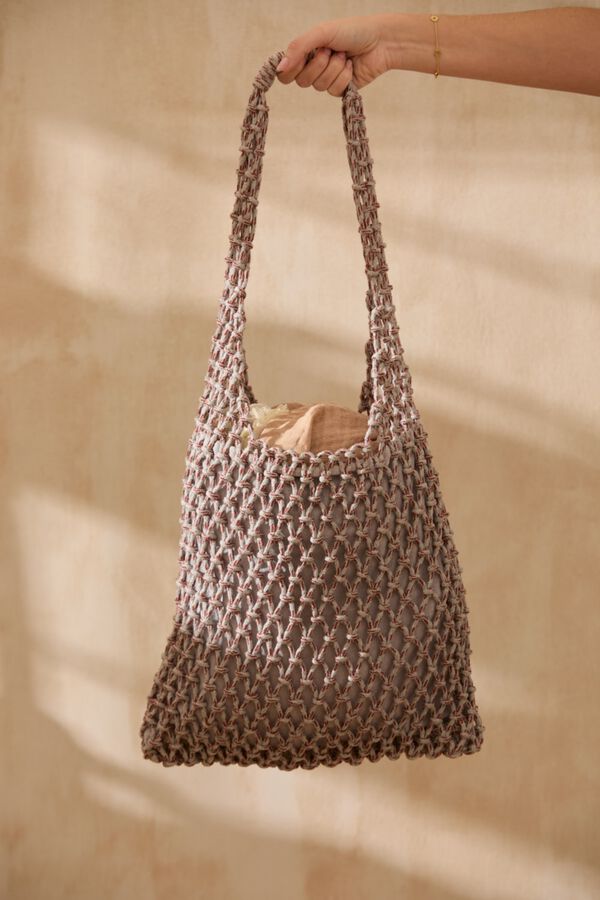 Calma House Baumwoll-Tasche 35x35 Blau