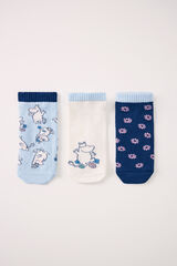 Womensecret Pack de 3 chaussettes courtes Moomin imprimé