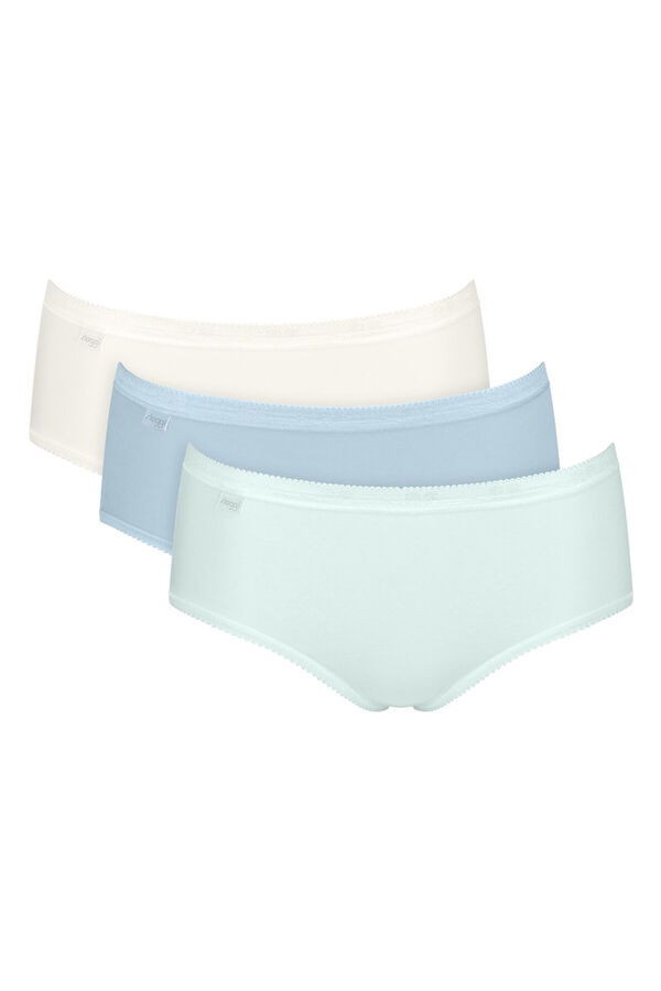 Sloggi Pack 3 bragas cl&aacute;sicas midi azul