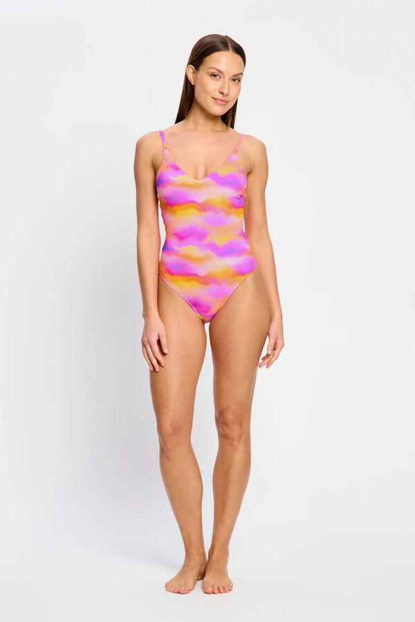 Modibodi Ba&ntilde;ador menstrual cuello en V estampado