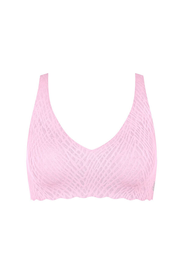 Sloggi Sujetador encaje invisible relleno sin aro rosa