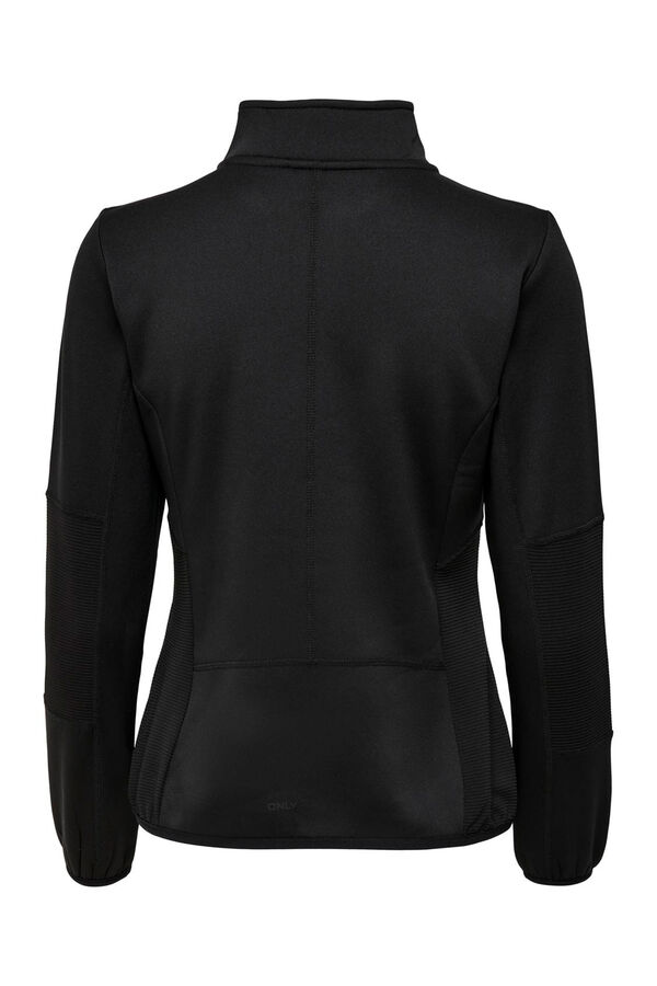 Only Play Technische Jacke mit Fleece Schwarz