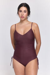 Pieces Maillot de bain ajustable rouge