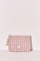 Women'secret Multicoloured raffia small vanity case nude