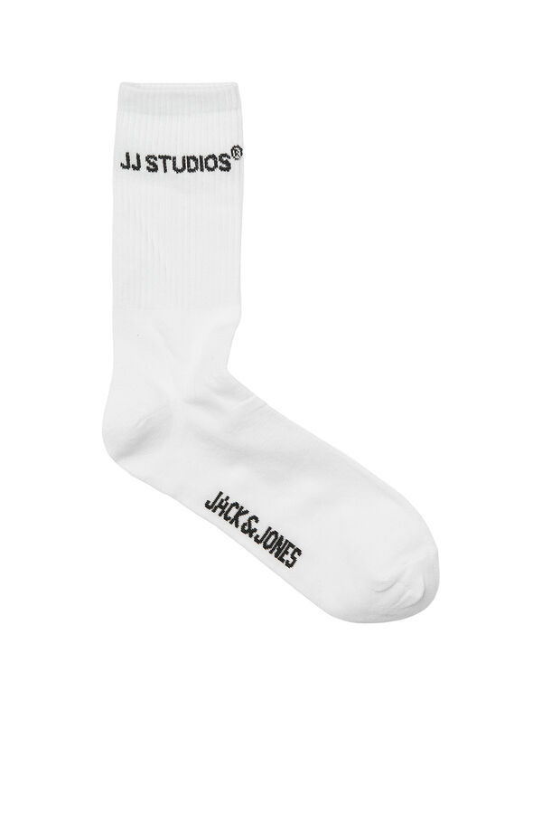 Jack & Jones 3-pack sports socks white