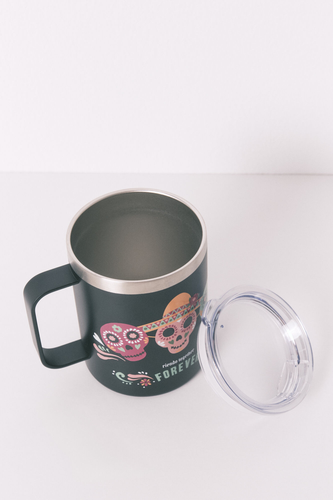 Women'secret Thermal mug with Mexican skull print
