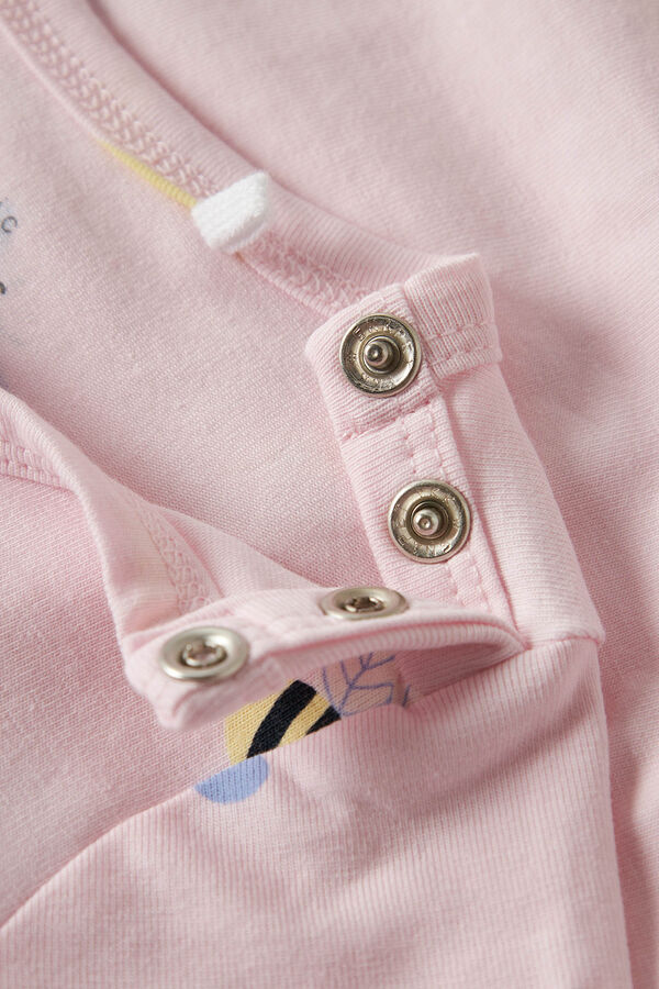 Name it print baby girl dress pink