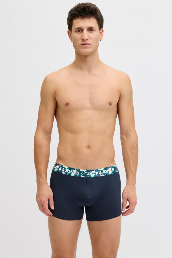 Jack & Jones 3-pack print boxers blue