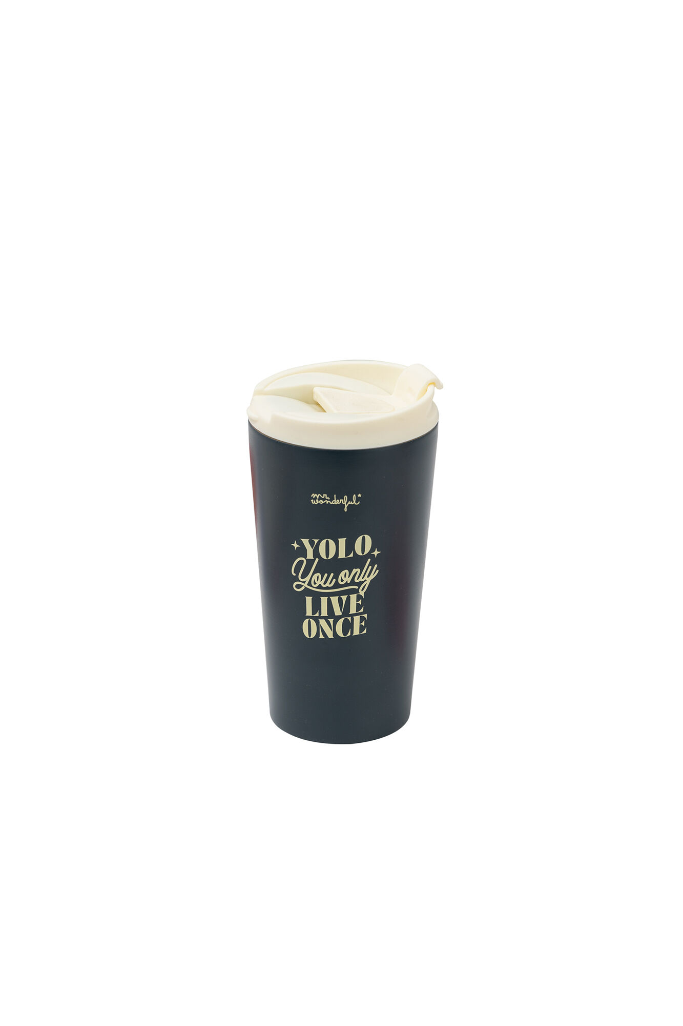 Mr. Wonderful Taza take away t&eacute;rmica You only live once