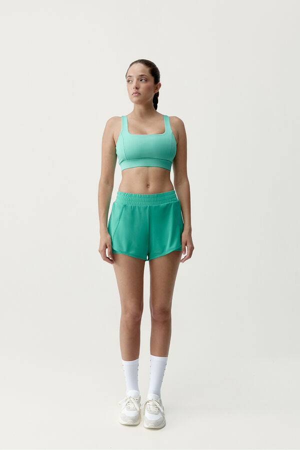 Born Living Yoga T&uuml;rkisgr&uuml;ne Sport-Shorts Padma 2.0 Blau