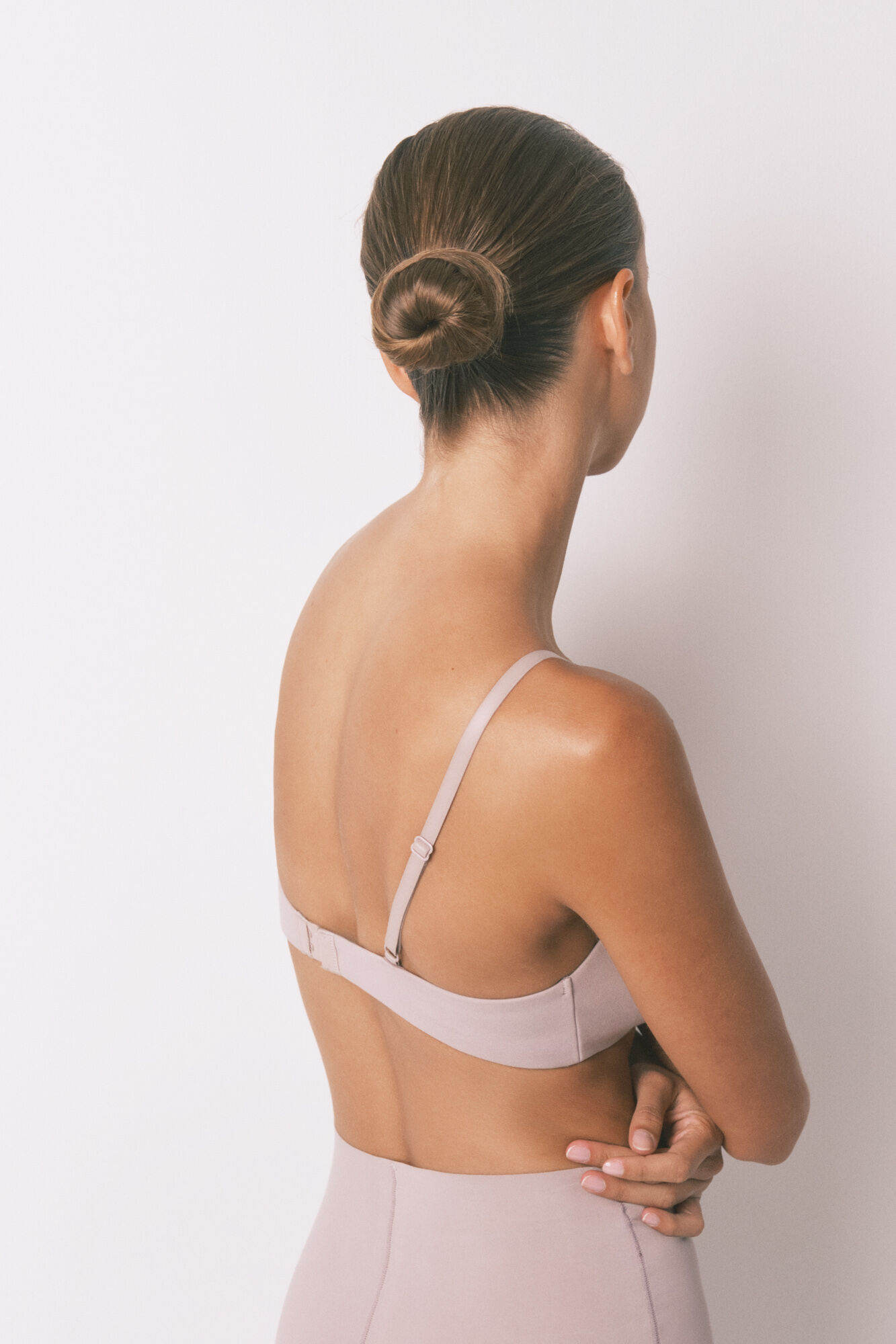 Women'secret Sujetador triangular algod&oacute;n beige