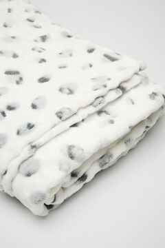 Womensecret Fleece-Decke 101 Dalmatiner Naturweiß