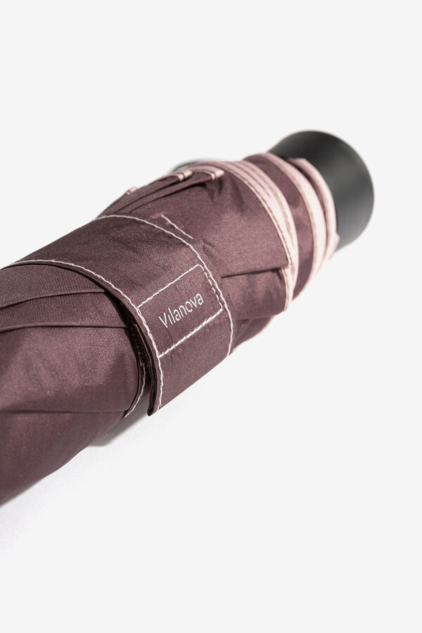 Vilanova Guarda-chuva compacto bordeaux vermelho