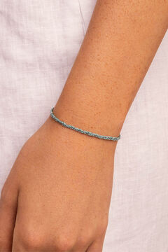 Womensecret Silver Yarn Turquoise bracelet gris