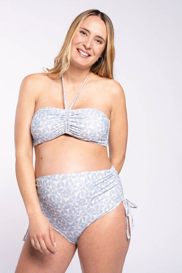 Womensecret Sparkly print maternity bikini blue