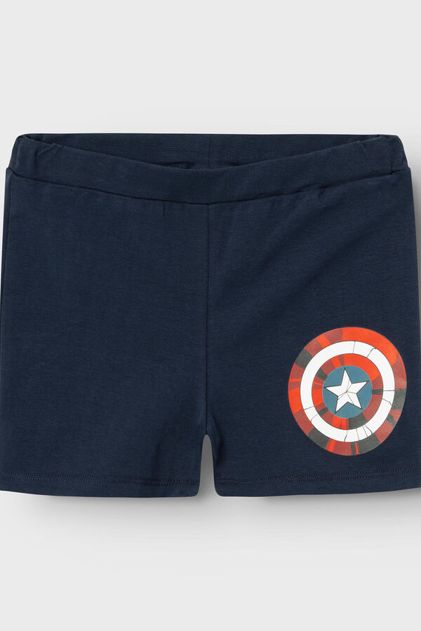Womensecret Boy's Captain America summer pyjamas Blau