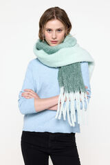 Pieces Schal mit Farbverlauf Gr&uuml;n