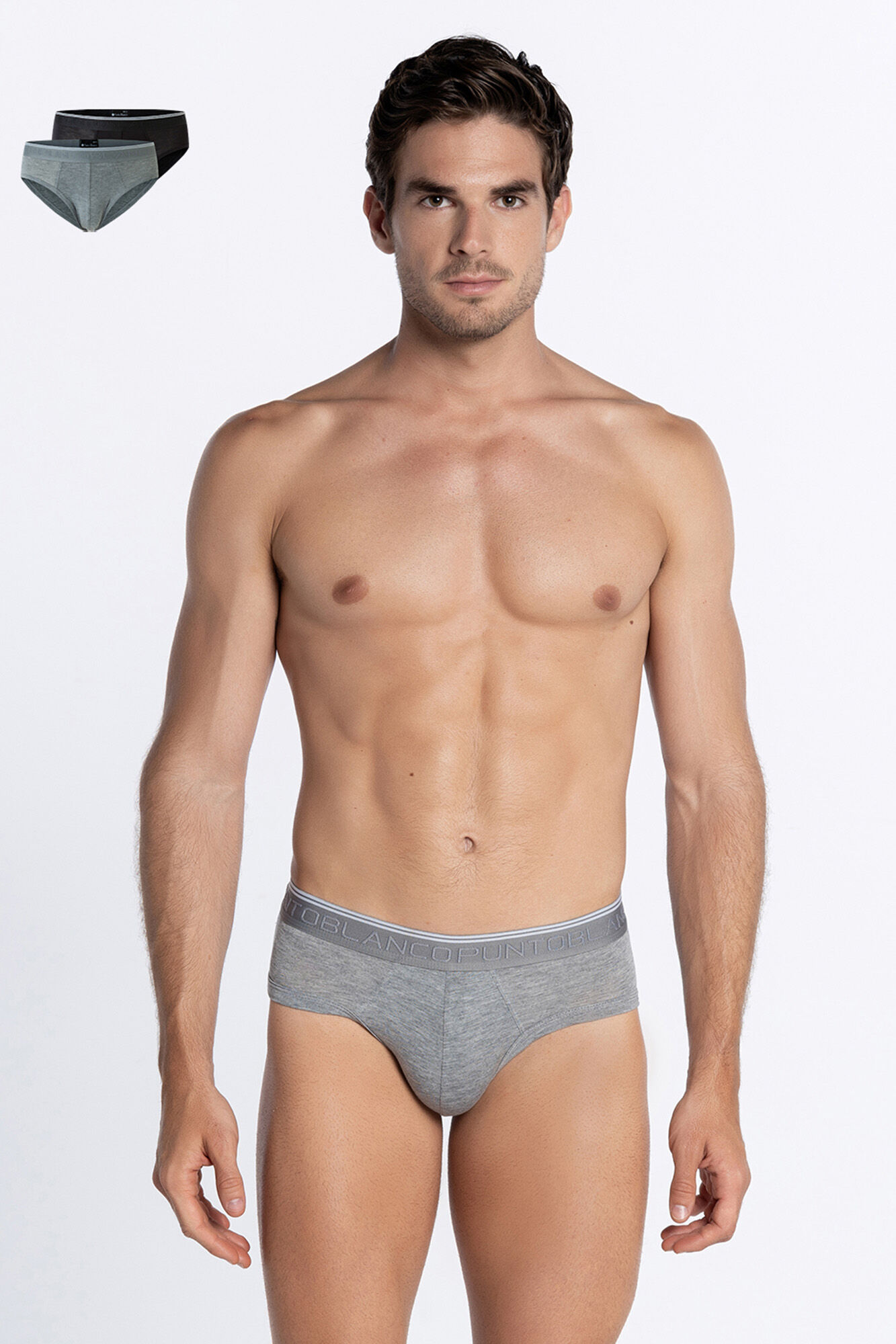 Punto Blanco Pack de 2 cuecas de algod&atilde;o