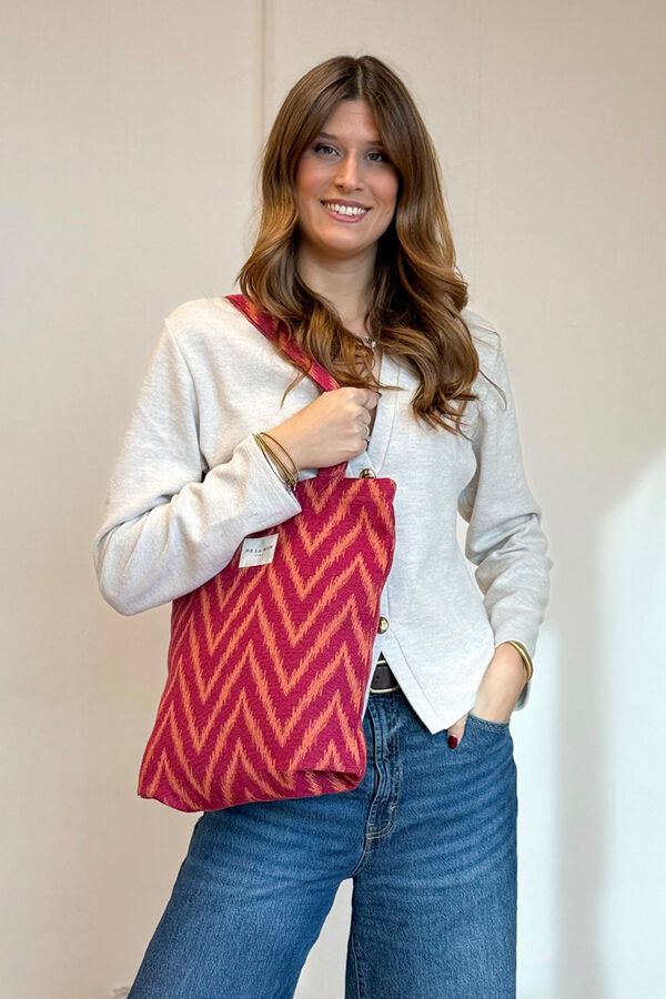 De La Mur Small Fire Zip Bag brown