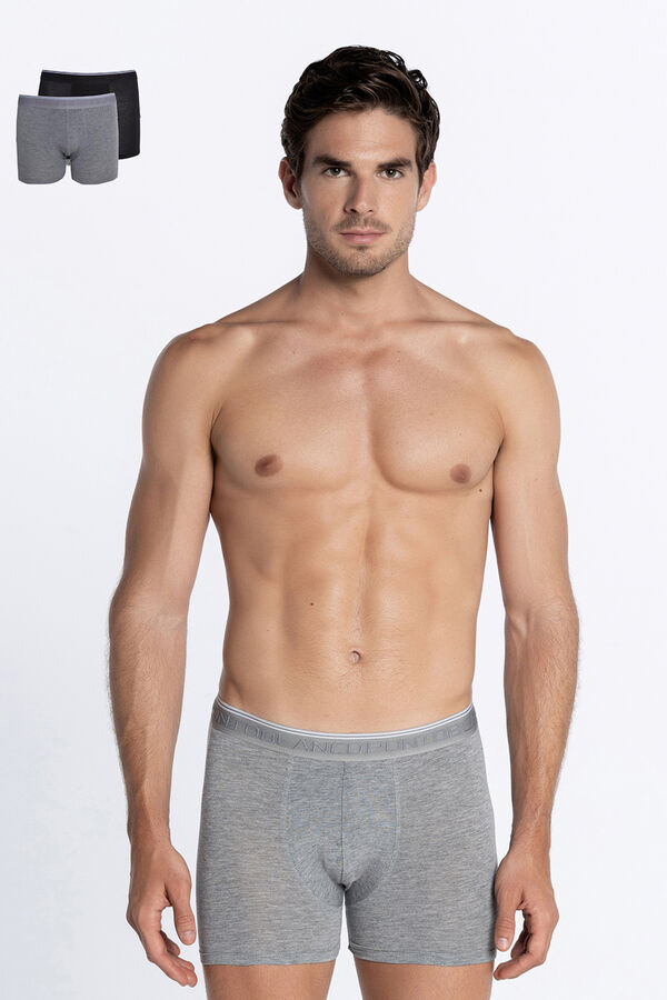 Punto Blanco Pack de 2 cuecas de algod&atilde;o estampado