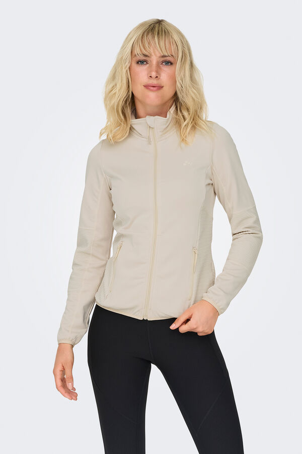 Only Play Technical jacket with high neck grey
