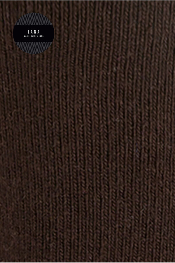 Punto Blanco Meias curtas de l&atilde; castanho