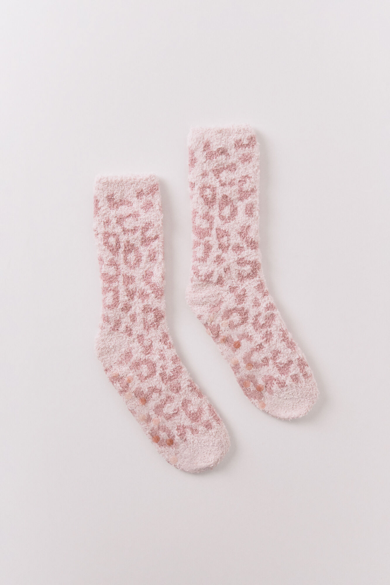 Women'secret Calcetines largos leopardo rosa