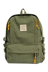Mr. Wonderful Green corduroy backpack - Trendy & rebel printed