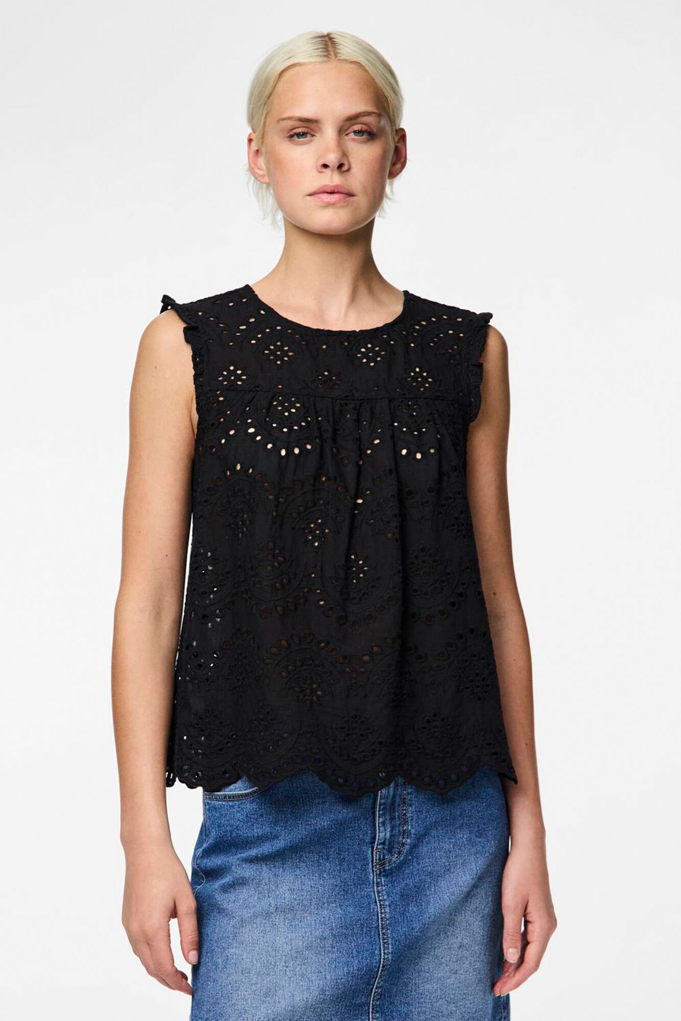 Pieces Bluse mit Detail