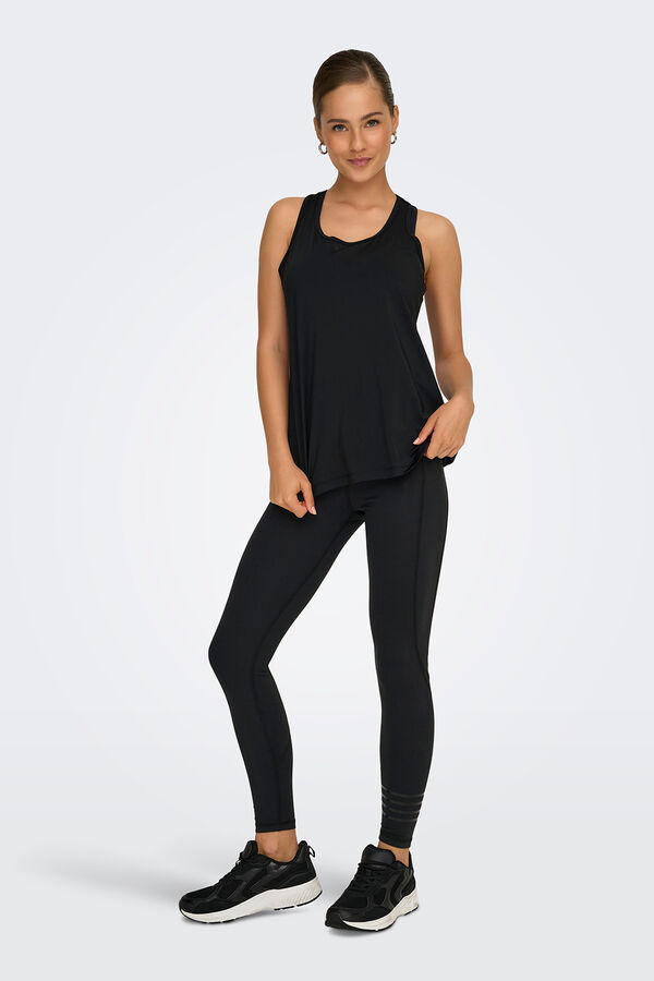 Only Play Vest top black